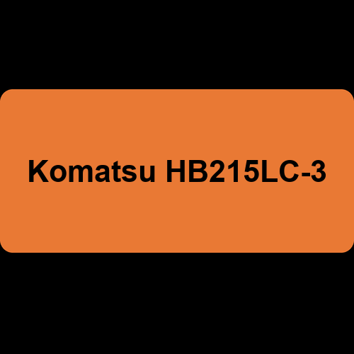 Komatsu HB215LC-3